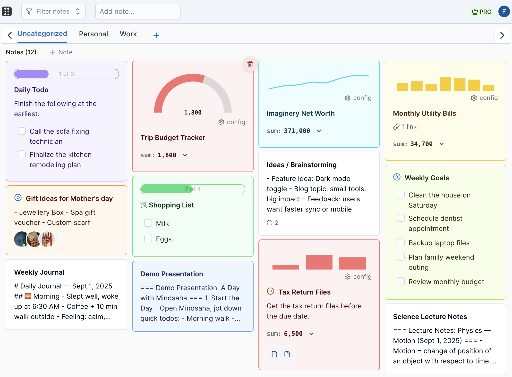 Mindsaha Desktop Screenshot